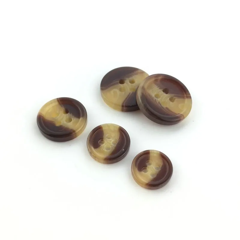 Wholesale Imitate Horn Button Polyester Material Chalk Resin Button Rod ...