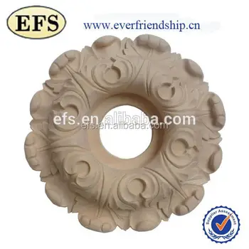 Antique Wood Decorative Ceiling Medallions Molding Efs Cd 54