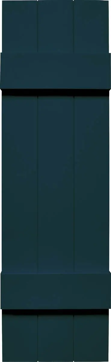 Mid America VJB&B10.586MB Joint Board & Batten Three Board Vinyl Shutter,, 86" x 10.5",, Midnight Blue
