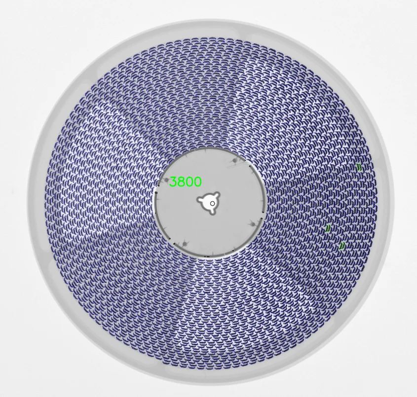 X1000 Xray Electronic Component Reel Counter For Quick Reel Tape