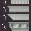 Hot Ceiling Ornaments High Density Beautiful Decorative PU Polyurethane plaster ceiling molds