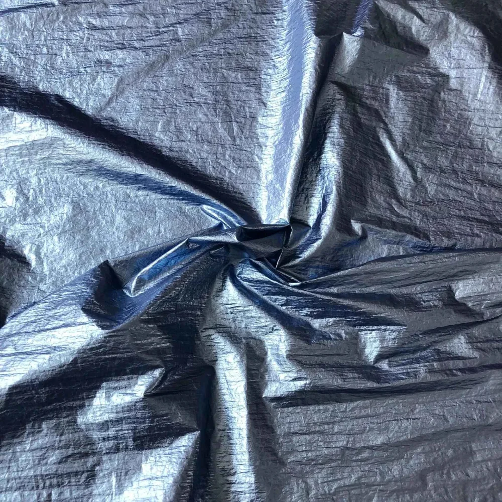 380t 20d 尼龙金属面料金银涂层时尚夹克