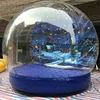 Christmas PVC 0.9mm snow ball ,Fashion Christmas Inflatable christmas snow globe ball ,inflatable outdoor christmas snow globe