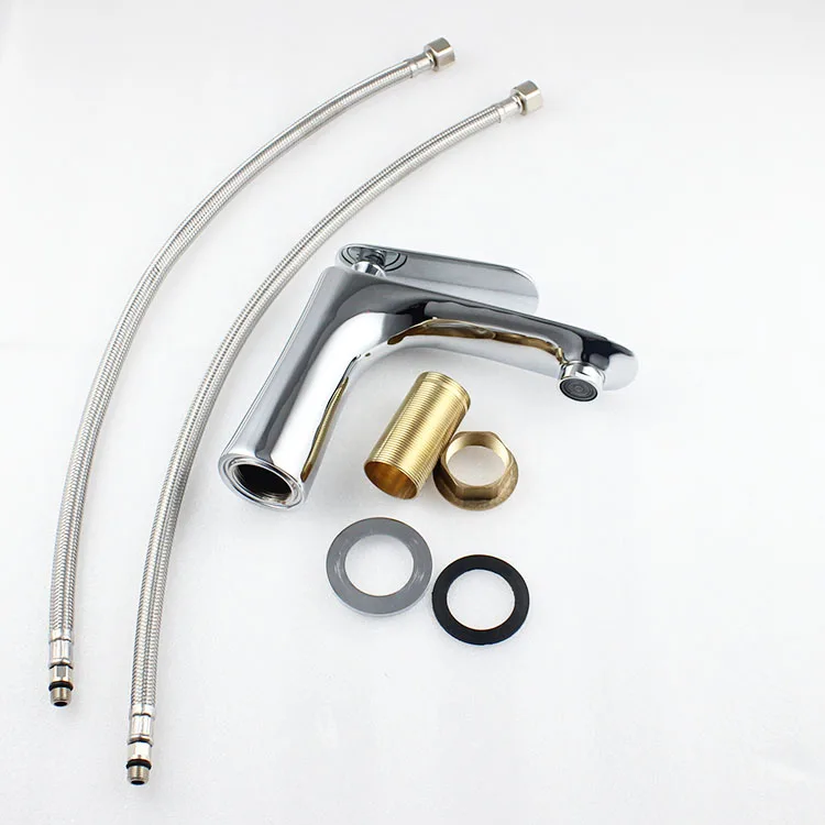 Joinsun brass modern water faucet single handle mixer single lever basin tap