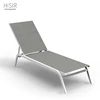 European design modern waterproof aluminum sling chaise lounge chair