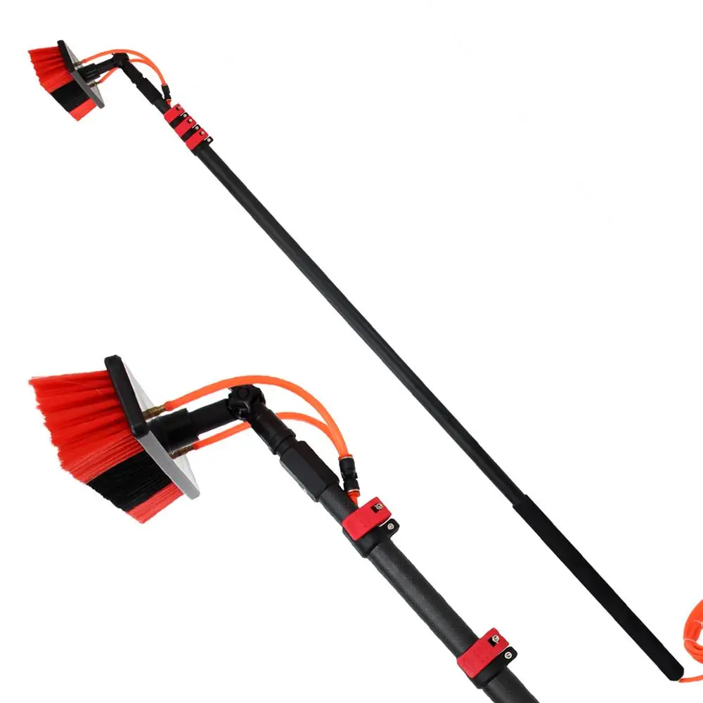 extenclean telescopic gutter cleaning brush with