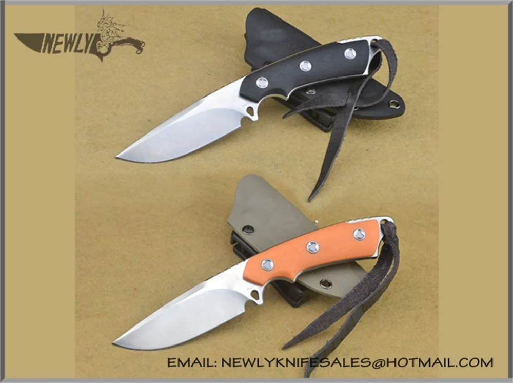 Survival Tool Tracker Knife G10 Handle Combat Fixed Blade Knife