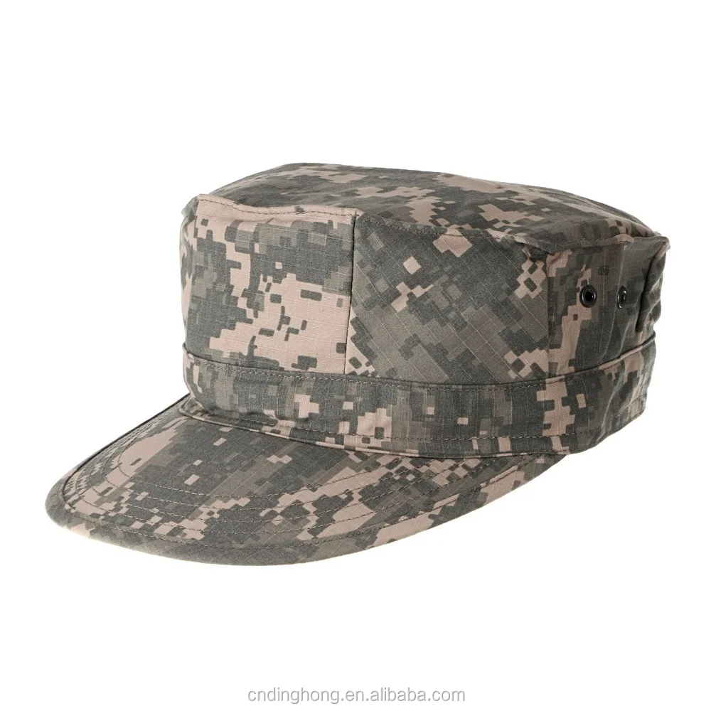 Military Camouflage Mens Octagon Hat Army Ranger RipStop Soldier Cap Combat Hats 