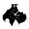 Flying Fox Fruit Bats 3D Wall Clock Modern Design Pteropus Acrylic Wall Clock Personality Wall Art Decor Gift For Bat Lover
