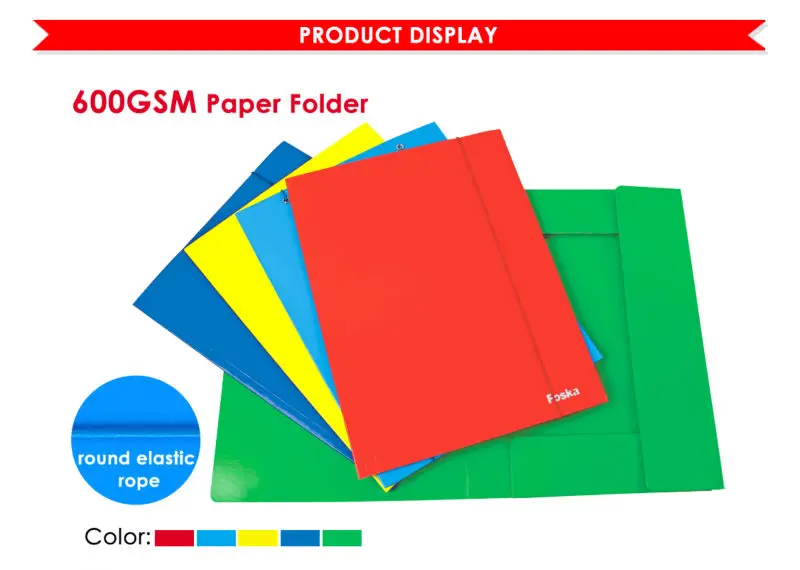 Hot Sale 600GSM Paper File Folders - Eco Friendly & Recyclable