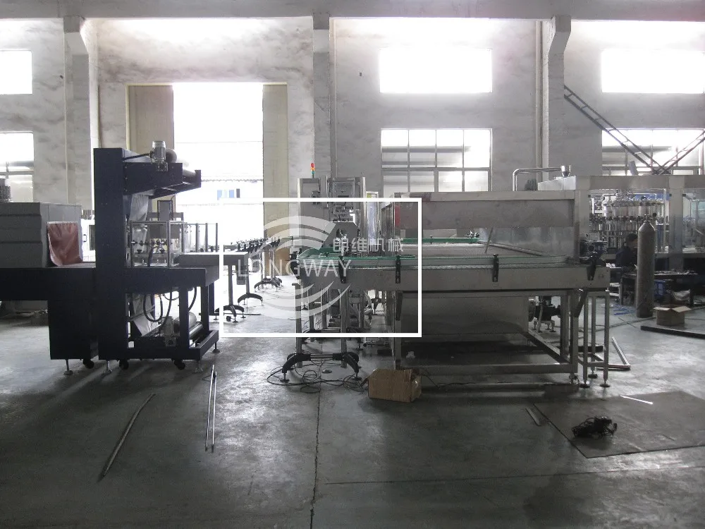 Omron Human control Pannel PET bottle carbonated beverage Washing Filling Capping Machine for Kenya
