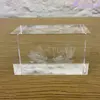 Swimming Swans 3D Laser Crystal Block Cube For Wedding Gifts