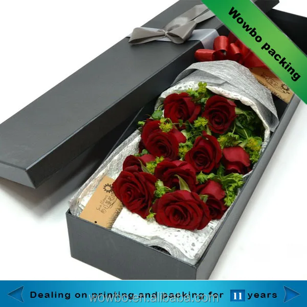 Kreatif Elegan Desain Kardus  Bunga Mawar Kotak Kemasan 