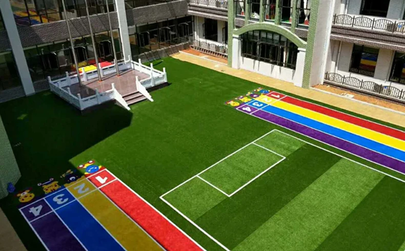 Artificial Grass Lawn For Kindergarten & Children Playground - Buy ...