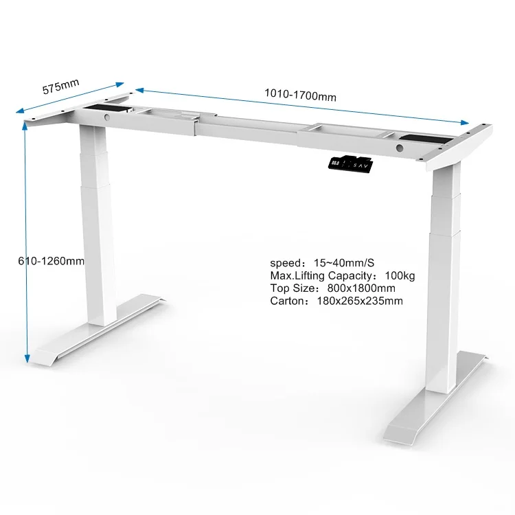 Adjustable Height Office Electronic Standing Table Stand Up Desk