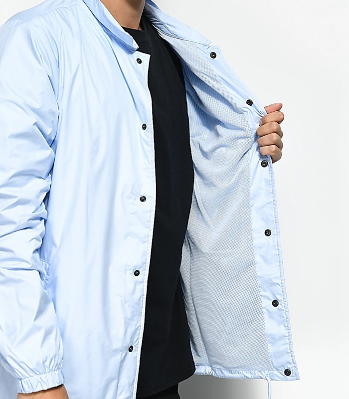 Raglan Sleeve Mesh Liner Blank Athletic Coaches Lightweight Jacket