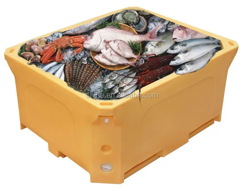 1000l rotationsgesinterten fisch transportbehälter, fisch ...
