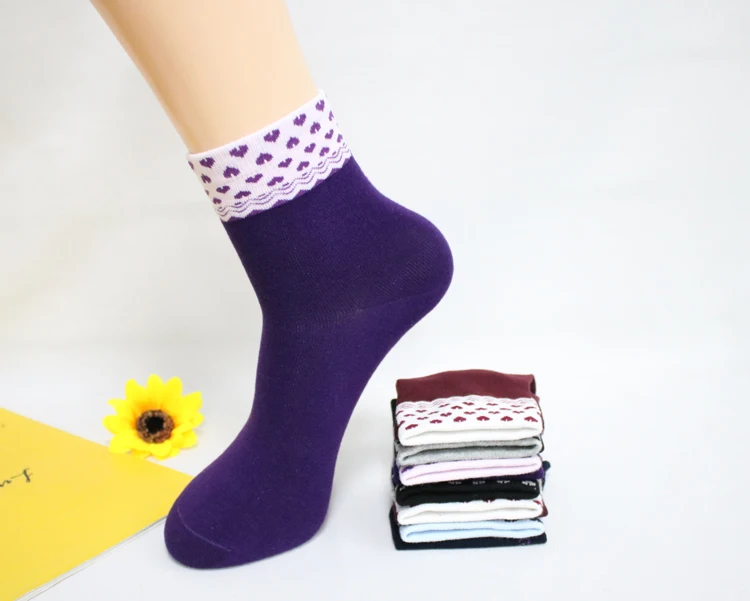 Women custom cotton sport socks