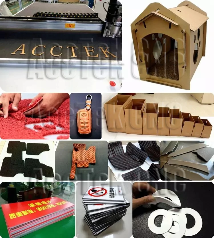 Oscillating knife cutting machine