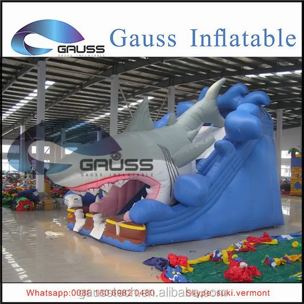 Purple Elephant Inflatable Large Slide With Swimming Pool Buy Purple