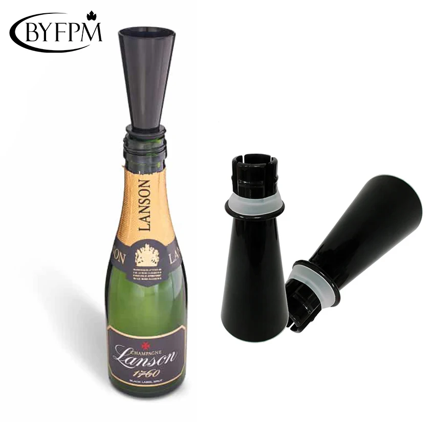 Promotional Gift Plastic Champagne Funnel Pourer For Mini And Standard