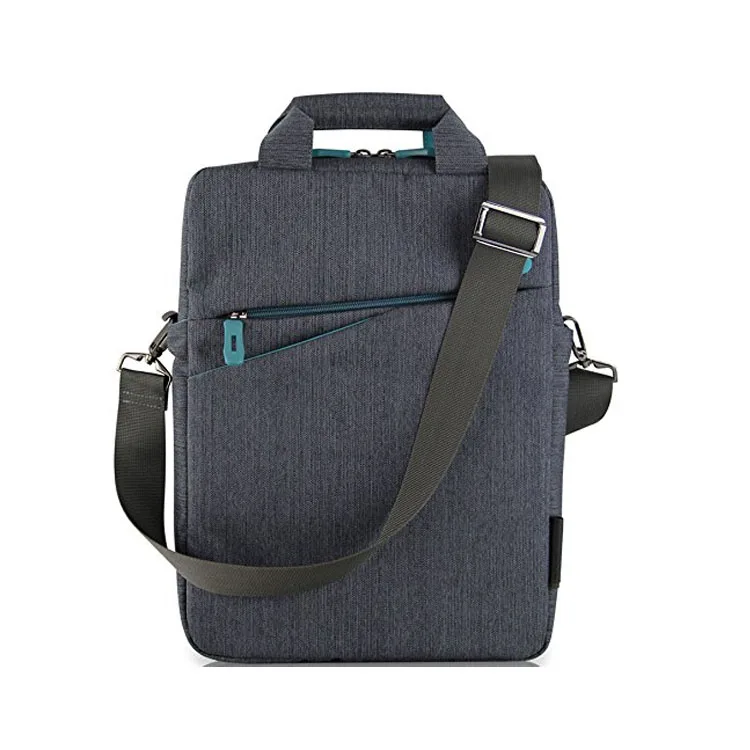 vertical laptop shoulder bag