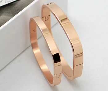 Whole Inspirational Jewelry 316l Stainless Steel Cube Square Handcuff Bracelets Gold Bangles For S Women Whole Inspirational Jewelry 316l Stainless Steel Cube Square Handcuff Bracelets Gold Bangles For S Women
