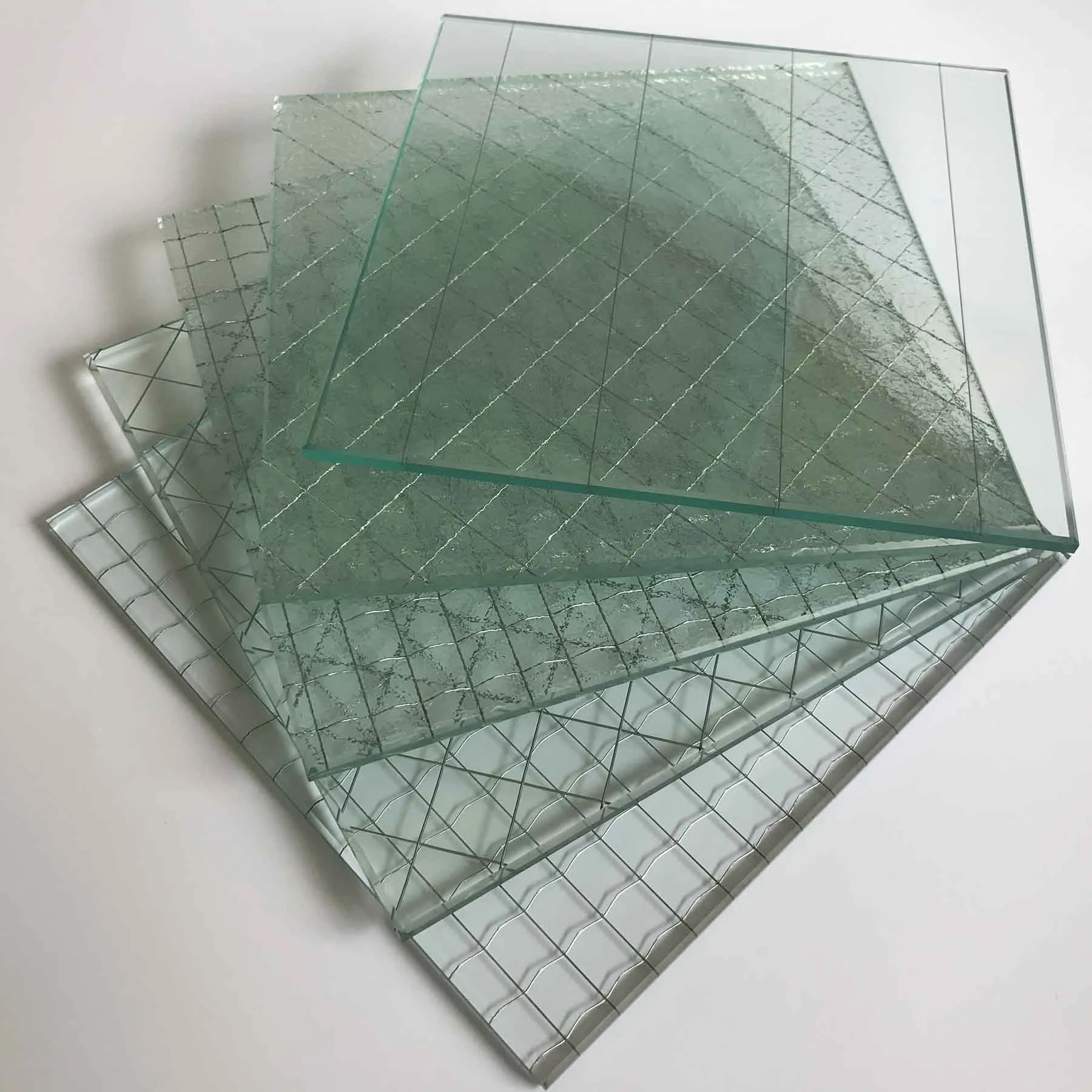 4mm clear laminated wired glass SYS