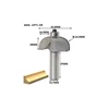 Customized Beading Edging Dovetail Router Flush Trim Round Over Bit for Woodworking Tool