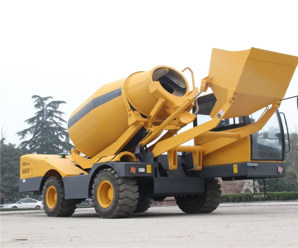 4.0 M3 4x4 Fiori Ajax Diesel Self Loading Cement Mixer Propelled Small