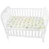 custom breathable newborn toddler bed nursery bedding crib organic fitted 100% cotton jersey baby cot sheet sets