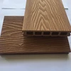 Mould-Proof Function Teak Color Outdoor Application China Cheap Hollow Wood-Plastic Composite Flooring Technics
