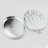 base metal pendant settings pave setting bezel pink coral necklace set