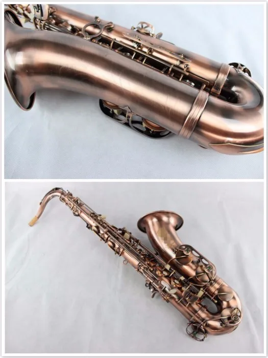 Roffee Professional Saxophone Factory Supply Antique Bronze Brass Tenor