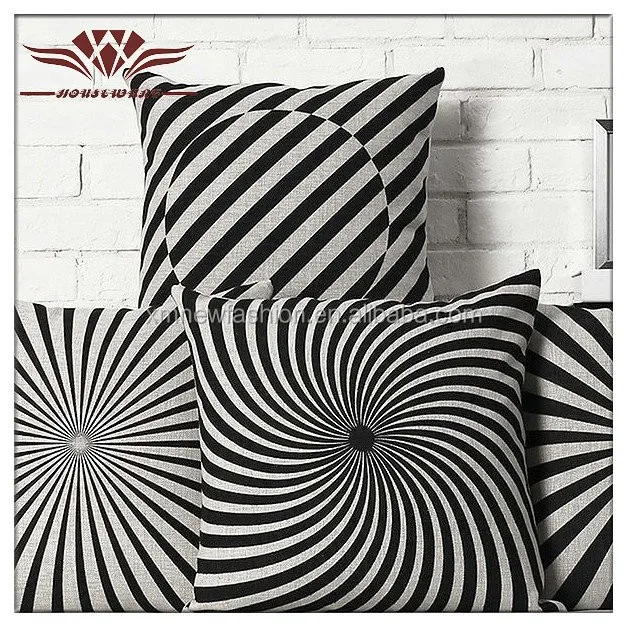 Zebra Print Decorative Pillow Backrest Cushion Cushion Cover