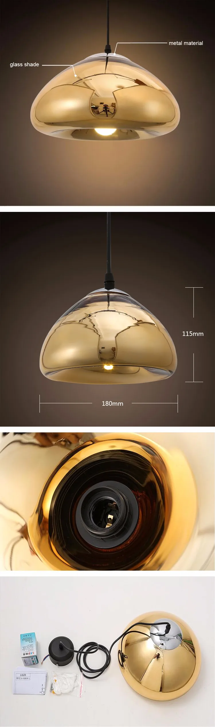 Acclaim Most Popular Glass Droplight Chandelier Lighting Pendant Lamp
