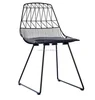black arrow wire dining chair restaurant on sale