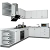 Manufacturer wholesale MDF chipboard,Plywood and solid wood unit wall and base and tall kitchen cabintes