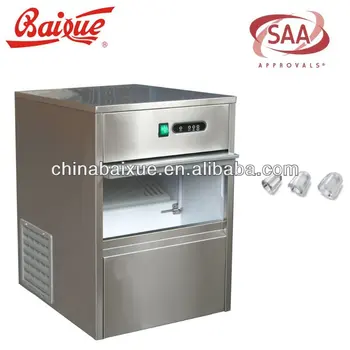 Under Counter Bullet Ice Machine With Cabinet Transparent Bullet