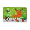 3D Lenticular PP Plastic Embroidery Table Placemat for Kitchen