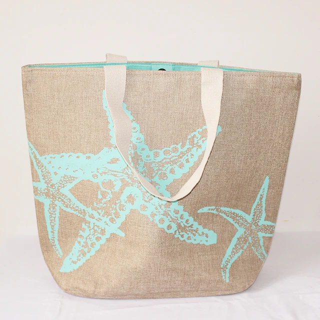 Canvas Beach Tote Bag Leather With Rope Handles - Buy Canvas Tote Bag ...