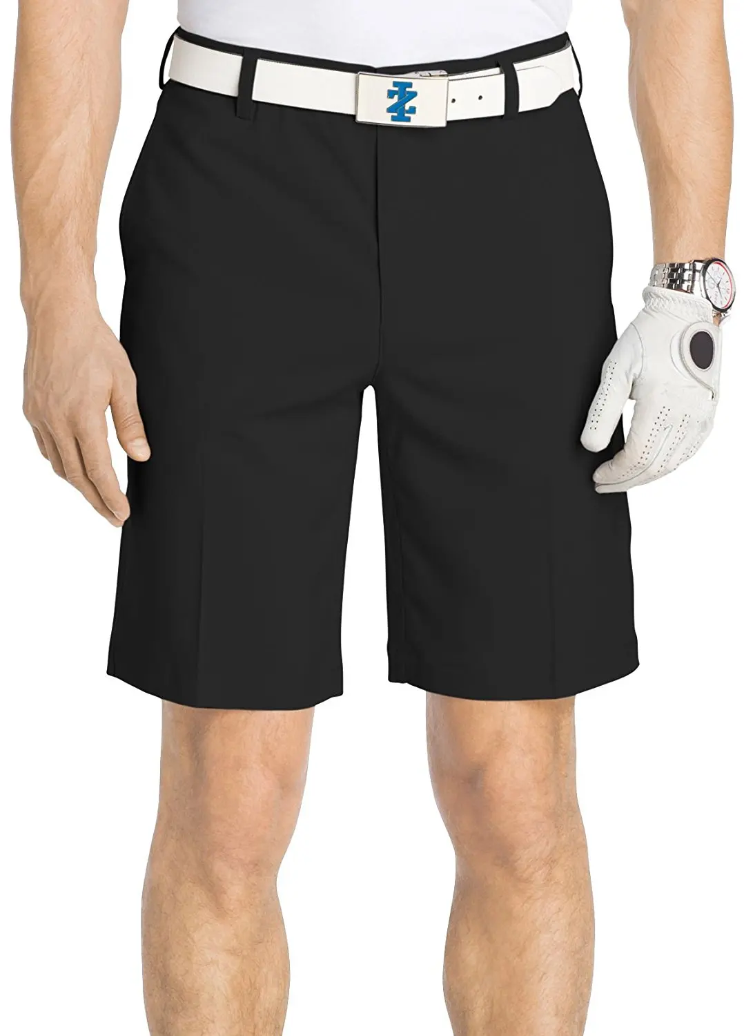 izod golf shorts with expandable waist