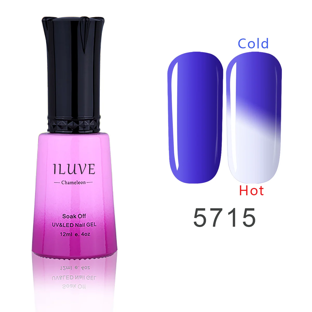 iLuve Fashion Nail Gel Temperature Change Color Nail Polish Chemeleon Nails Salon UV LED Lamps