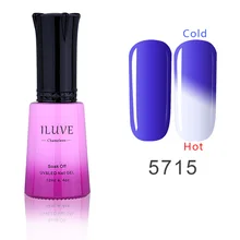iLuve Fashion Nail Gel Temperature Change Color Nail Polish Chemeleon Nails Salon UV LED Lamps