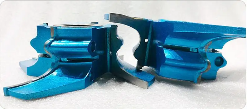 Customized Woodworking 4 Teeth TCT Tungsten Carbide Stair Handrail Knife Cutters