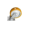 Wholesale Universal Pu Fork Industrial Caster Zinc Plating Boltless Swivel Casters Wheels