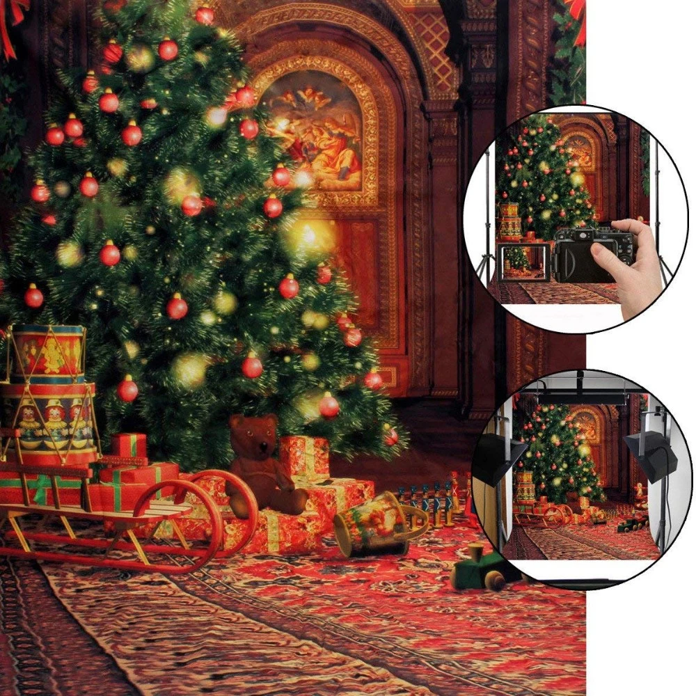 3D Christmas plates christmas scenic newborn baby photo props and photography backdrops