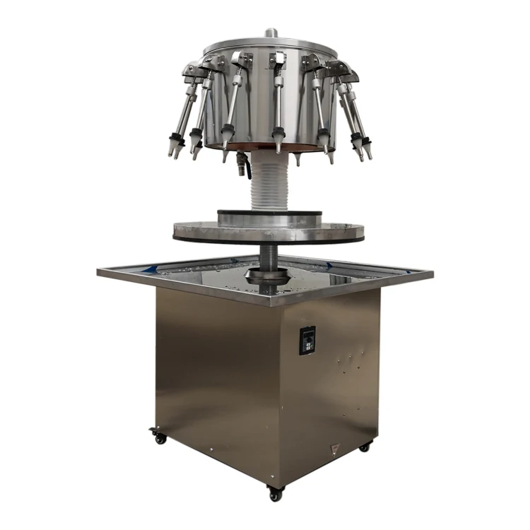 12 Heads Rotary Semi Automatic Mineral Water Wine Siphon Bottle Filling