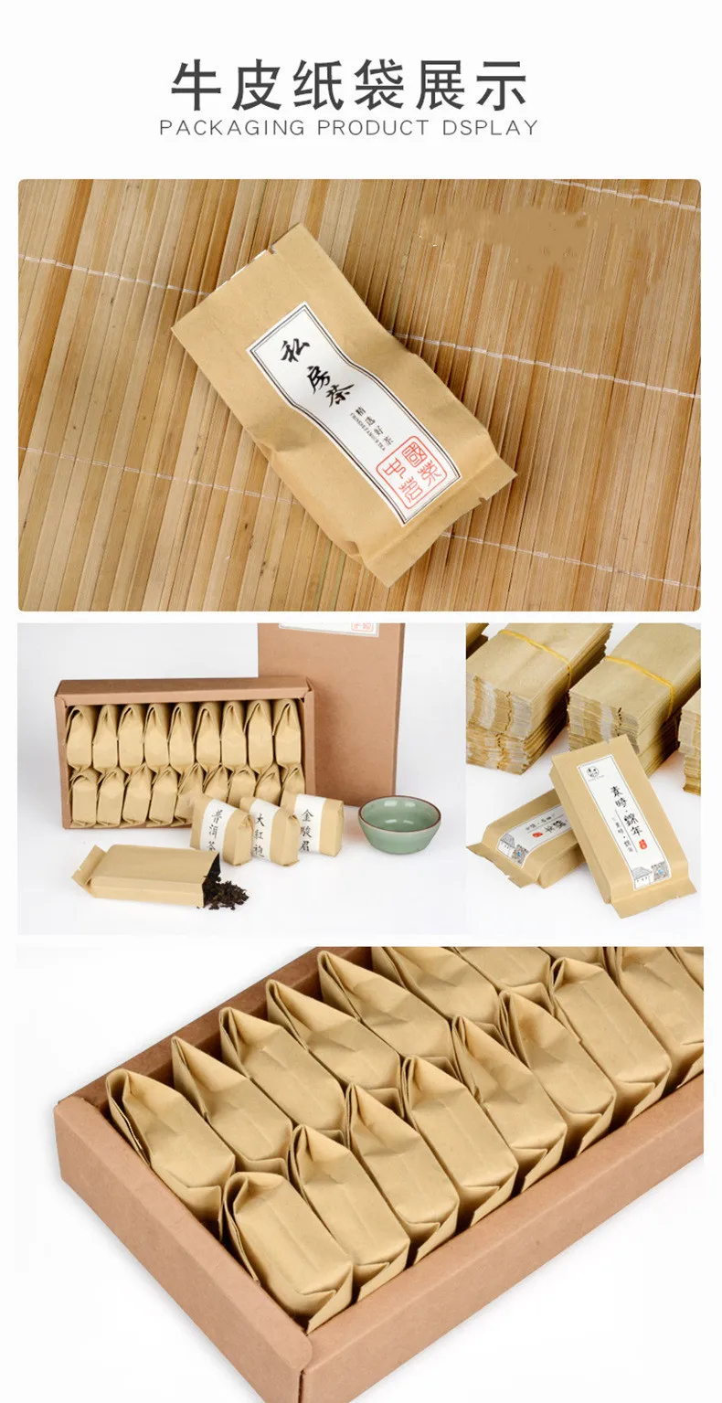 Disposable Tea Packaging Paper Bag With Aluminum Foil Inside Secented