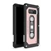 New Nostalgic cassette tape hand mobile phone cover 360 case Samsung fashion custom phone skin shockproof hard cover for note 8